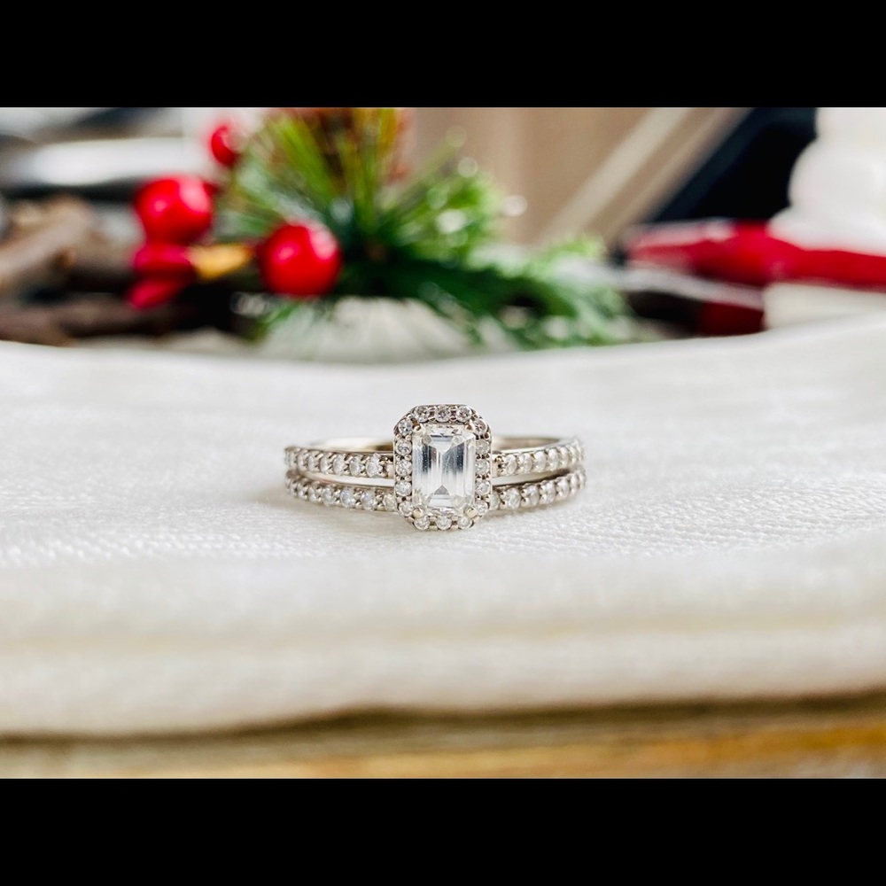 Diamond wedding set